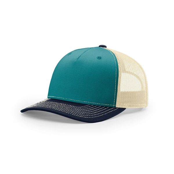 Richardson Five Panel Trucker Hat - Richardson Five Panel Trucker Hat - Image 8 of 21