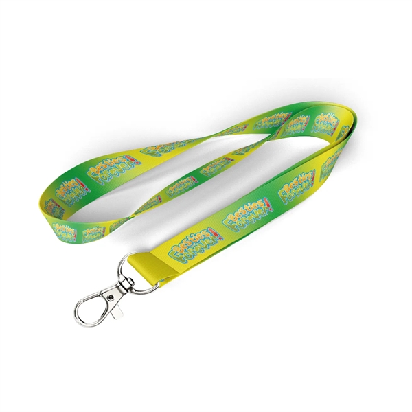 1 inch Full Color Lanyard-B - 1 inch Full Color Lanyard-B - Image 1 of 2
