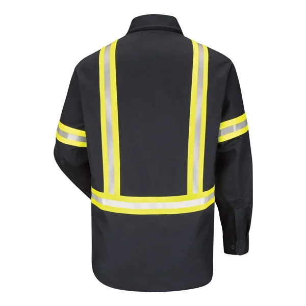 Bulwark Men's Tall Enhanced Visibility Uniform Shirt - Bulwark Men's Tall Enhanced Visibility Uniform Shirt - Image 8 of 8