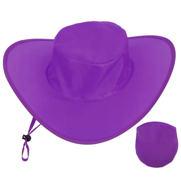 Foldable Cowboy Hat - Foldable Cowboy Hat - Image 7 of 11