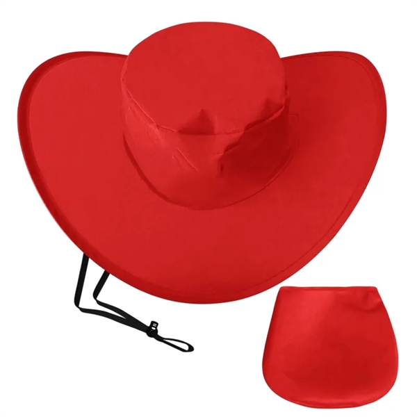 Foldable Cowboy Hat - Foldable Cowboy Hat - Image 9 of 11