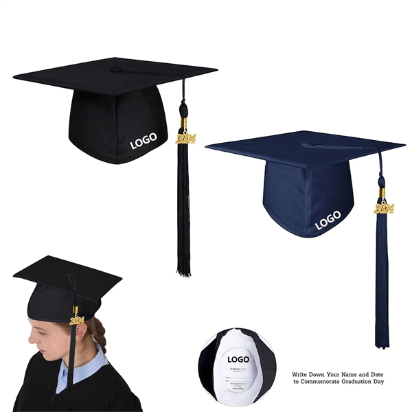 Unisex Adult Graduation Cap With Tassel - Unisex Adult Graduation Cap With Tassel - Image 0 of 4