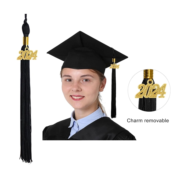 Unisex Adult Graduation Cap With Tassel - Unisex Adult Graduation Cap With Tassel - Image 2 of 4