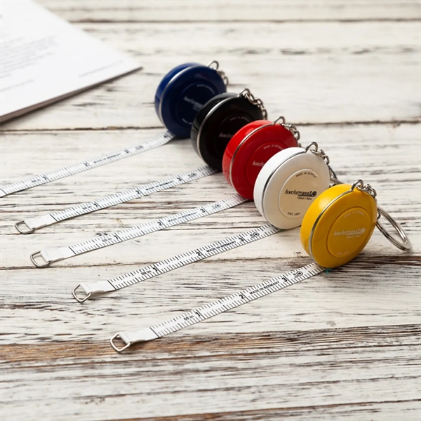 Portable Mini Tool Keychain Double Scales Tape Measure - Portable Mini Tool Keychain Double Scales Tape Measure - Image 3 of 5