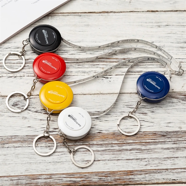 Portable Mini Tool Keychain Double Scales Tape Measure - Portable Mini Tool Keychain Double Scales Tape Measure - Image 4 of 5