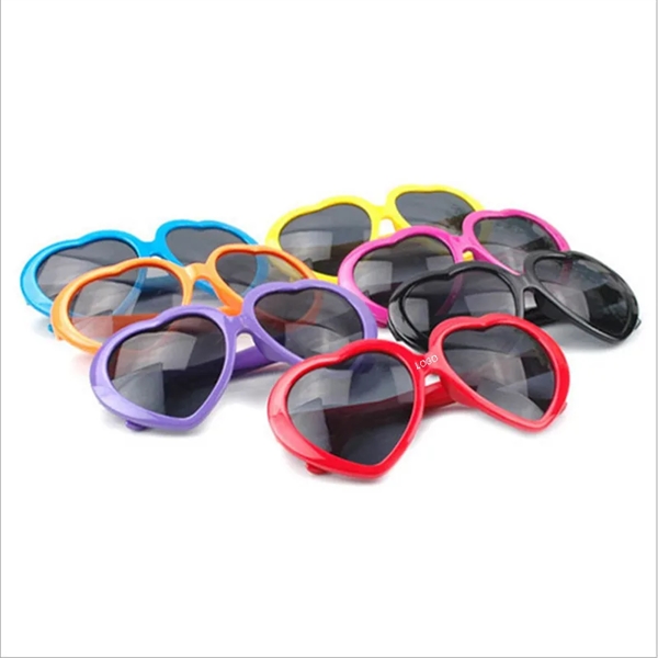 Fashionista Heart Shape Sunglasses - Fashionista Heart Shape Sunglasses - Image 1 of 4