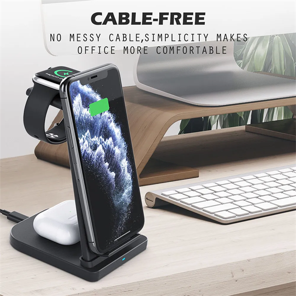 3- in-1 Wireless Charging Station - 3- in-1 Wireless Charging Station - Image 1 of 2