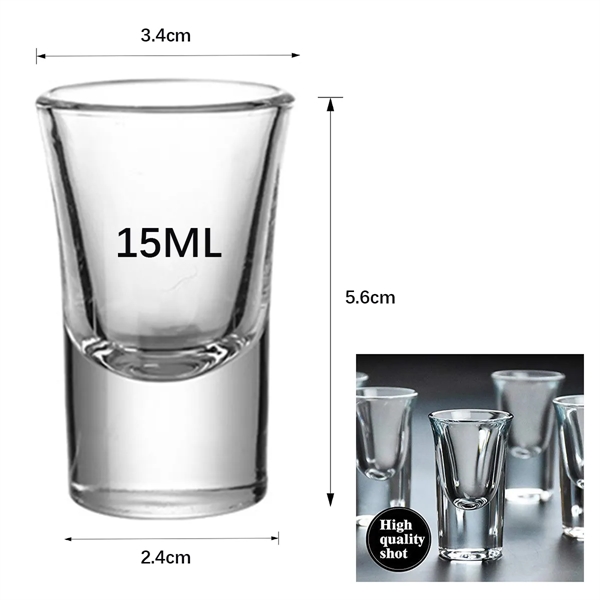 0.5OZ Clear Shot Glass - 0.5OZ Clear Shot Glass - Image 1 of 2