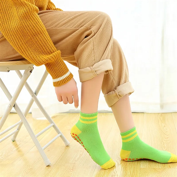 Cotton Unisex Non Slip Grip Socks for Yoga & Hospital - Cotton Unisex Non Slip Grip Socks for Yoga & Hospital - Image 5 of 5
