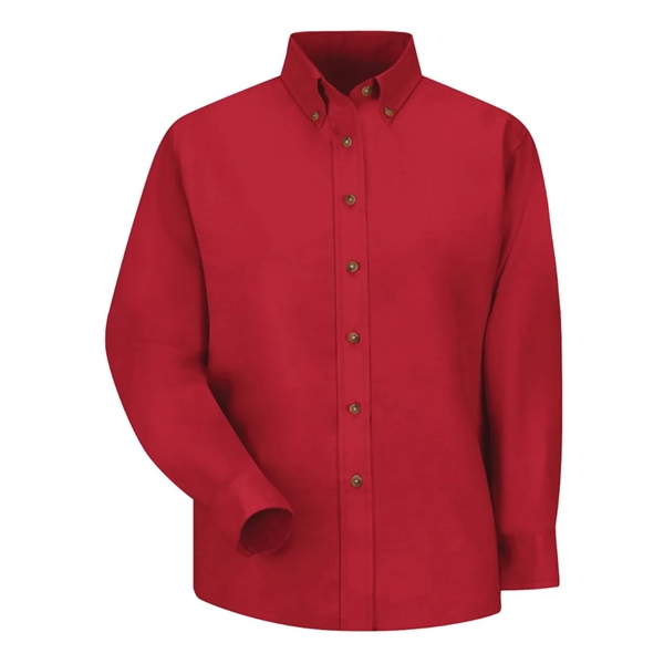 Red Kap Women's Poplin Dress Shirt - Red Kap Women's Poplin Dress Shirt - Image 11 of 16