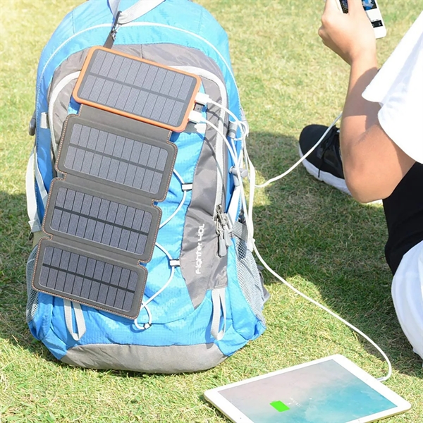 4-Panels Survival Solar Charger Power Bank 20000mAh - 4-Panels Survival Solar Charger Power Bank 20000mAh - Image 4 of 8