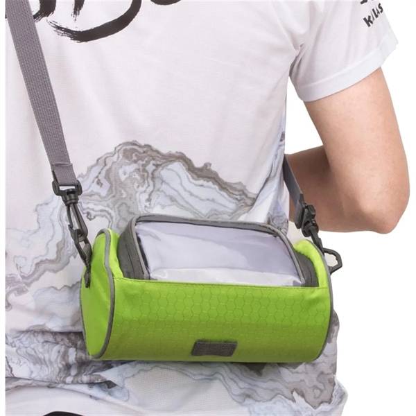 Large Capacity Outdoor Bike Handlebar Bag With Touch Screen - Large Capacity Outdoor Bike Handlebar Bag With Touch Screen - Image 4 of 6