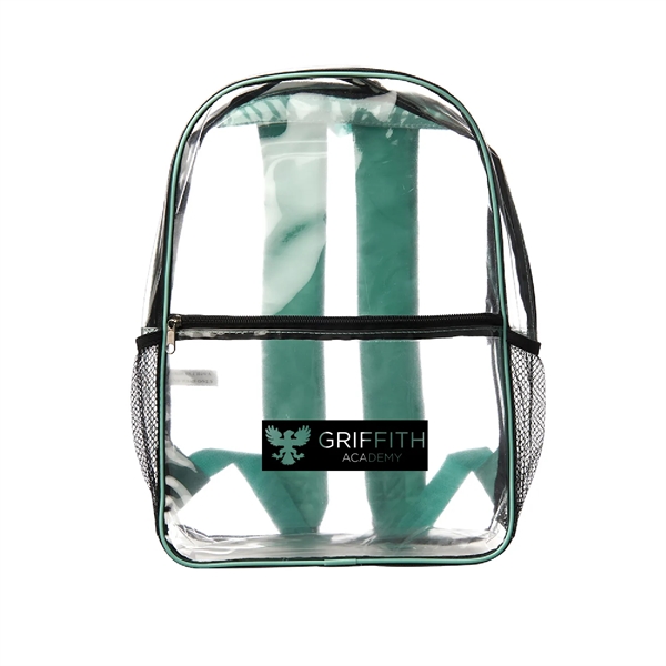 Clear Backpack (1 Color Imprint) - Clear Backpack (1 Color Imprint) - Image 5 of 5