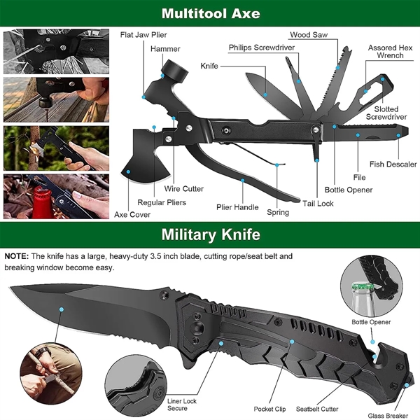 Professional Survival Gear with Molle Pouch - Professional Survival Gear with Molle Pouch - Image 2 of 5