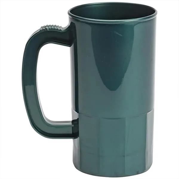 Plastic Beer Cup Stein Mug with Handle - Plastic Beer Cup Stein Mug with Handle - Image 3 of 4
