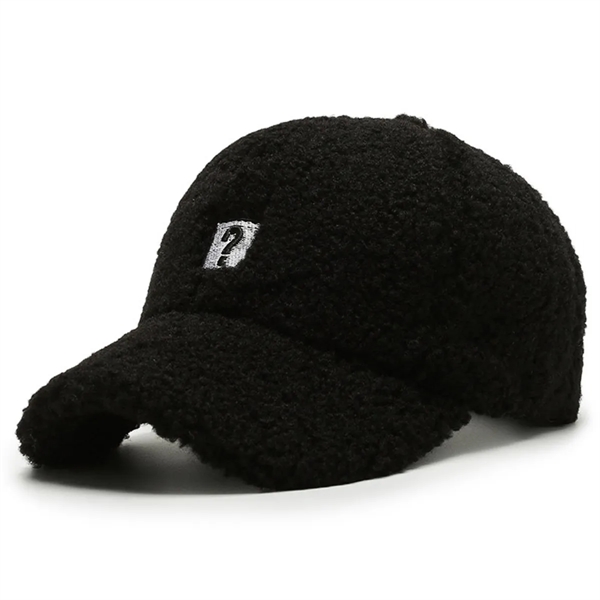 Adjustable Autumn Winter Lamb Hair Cap Warm Baseball Hat - Adjustable Autumn Winter Lamb Hair Cap Warm Baseball Hat - Image 5 of 7
