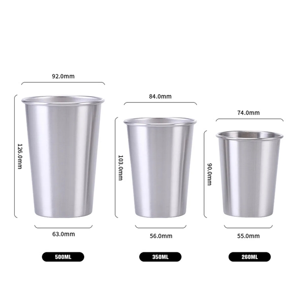Custom Stainless Steel Cup For Bar Restaurant Camping Mug - Custom Stainless Steel Cup For Bar Restaurant Camping Mug - Image 4 of 5