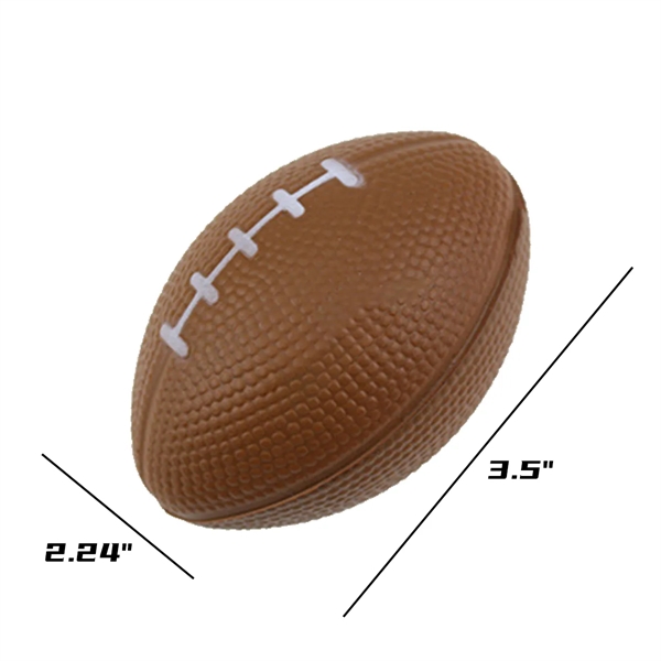 Mini Foam Sports Rugby Football Stress Balls - Mini Foam Sports Rugby Football Stress Balls - Image 1 of 3