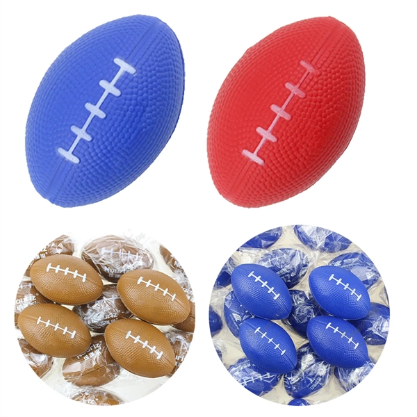 Mini Foam Sports Rugby Football Stress Balls - Mini Foam Sports Rugby Football Stress Balls - Image 2 of 3