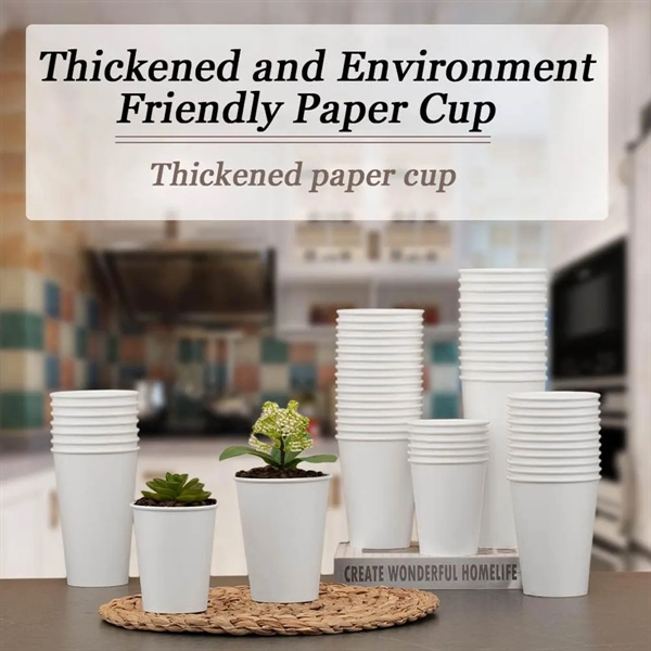 8 Oz Disposable Coffee Beverage Drinking Paper Cup - 8 Oz Disposable Coffee Beverage Drinking Paper Cup - Image 3 of 4