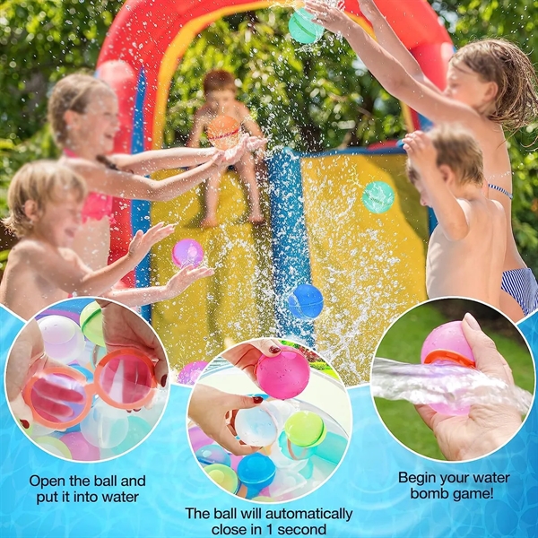 In Stock Custom Silicone Reusable Water Bomb Balloons - In Stock Custom Silicone Reusable Water Bomb Balloons - Image 1 of 3