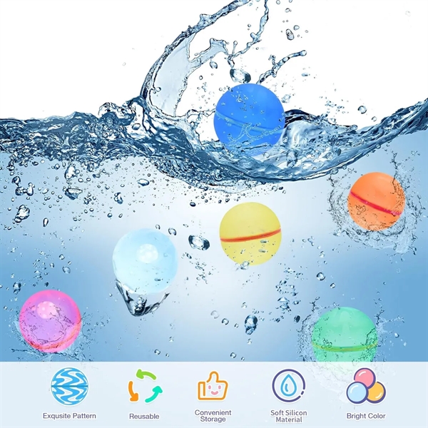 In Stock Custom Silicone Reusable Water Bomb Balloons - In Stock Custom Silicone Reusable Water Bomb Balloons - Image 3 of 3