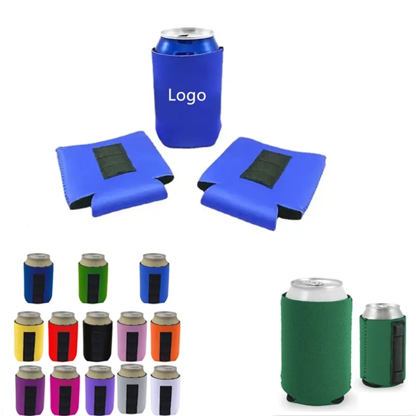 Beer Can Cooler Sleeve with Magnetic Strip - Beer Can Cooler Sleeve with Magnetic Strip - Image 0 of 5