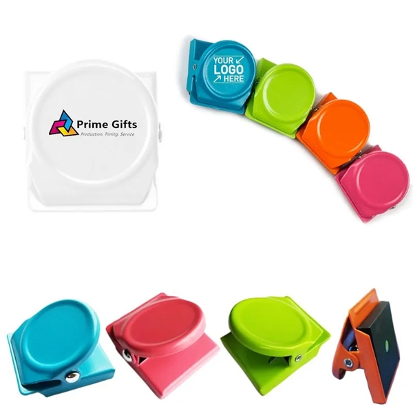 Colorful Metal Magnet Clips - Colorful Metal Magnet Clips - Image 0 of 5
