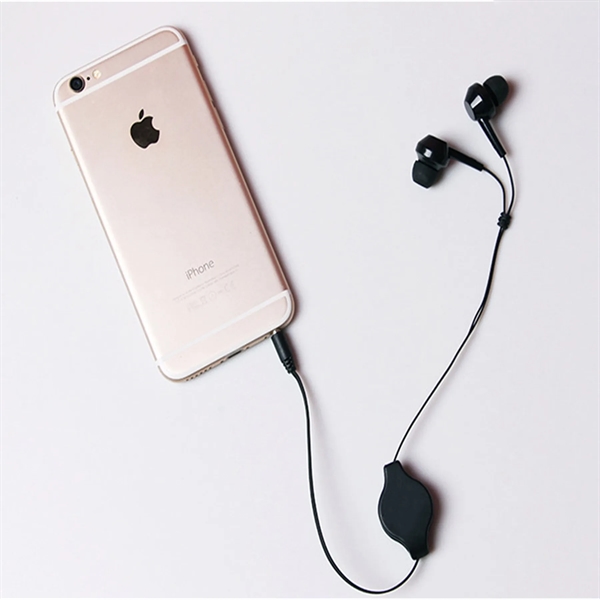 Retractable Phone Earphones - Retractable Phone Earphones - Image 1 of 2