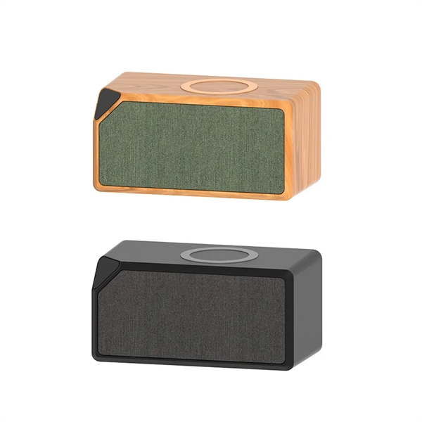 Custom Wireless Speaker with 5W  Cordless Charger - Custom Wireless Speaker with 5W  Cordless Charger - Image 2 of 2