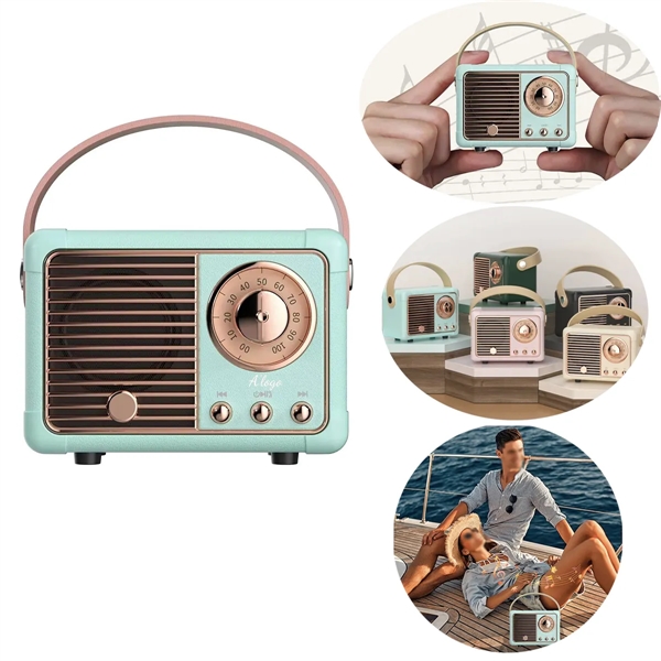 Multifunctional Retro Bluetooth Speaker - Multifunctional Retro Bluetooth Speaker - Image 0 of 5