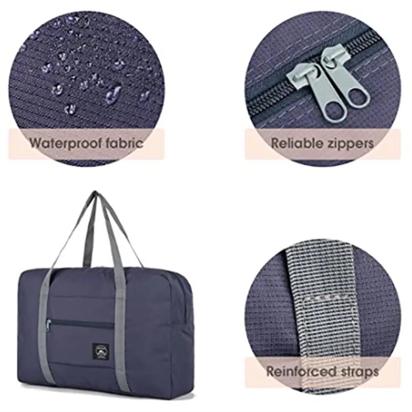 Foldable Travel Duffel Bag Handbag Handheld Luggage - Foldable Travel Duffel Bag Handbag Handheld Luggage - Image 3 of 3