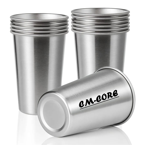 Stainless Steel Pint Party stadium Cup Tumblers - Stainless Steel Pint Party stadium Cup Tumblers - Image 0 of 1
