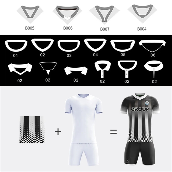 Customize Soccer Team Uniform with Any Name Number Logo - Customize Soccer Team Uniform with Any Name Number Logo - Image 2 of 4