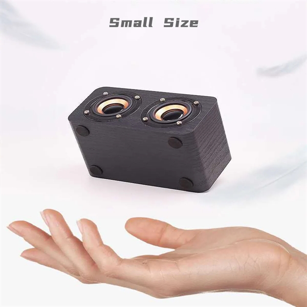 Vintage Bluetooth Speaker 360 Degree Wooden Music Player - Vintage Bluetooth Speaker 360 Degree Wooden Music Player - Image 3 of 4