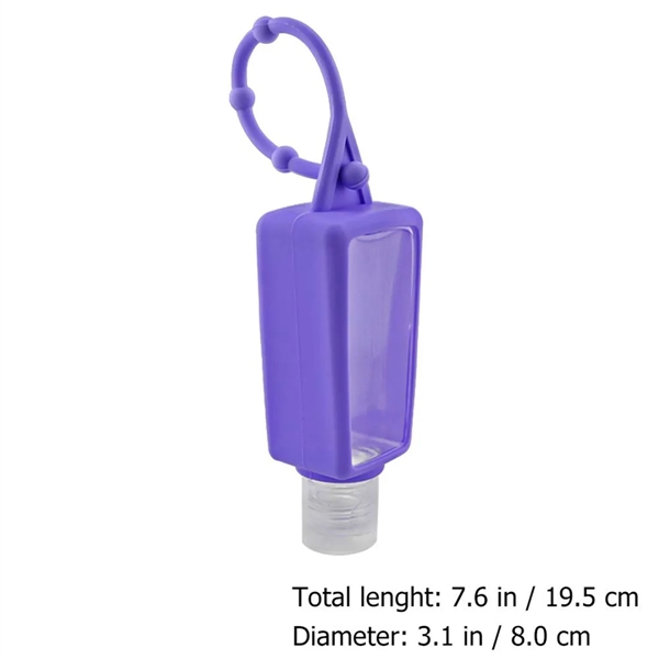 1 Oz Hand Sanitizer Gel With Adjustable Silicone Holder - 1 Oz Hand Sanitizer Gel With Adjustable Silicone Holder - Image 1 of 5