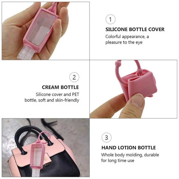 1 Oz Hand Sanitizer Gel With Adjustable Silicone Holder - 1 Oz Hand Sanitizer Gel With Adjustable Silicone Holder - Image 4 of 5