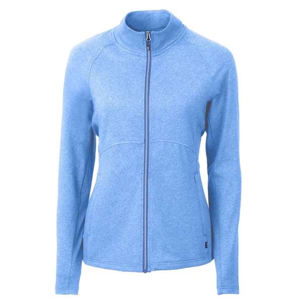 Cutter & Buck Adapt Eco Knit Heather Recycled Womens Full... - Cutter & Buck Adapt Eco Knit Heather Recycled Womens Full... - Image 0 of 19