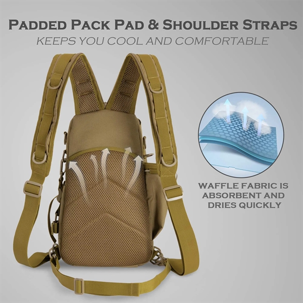 Fishing Backpack Tackle Sling Bag - Fishing Backpack Tackle Sling Bag - Image 2 of 4