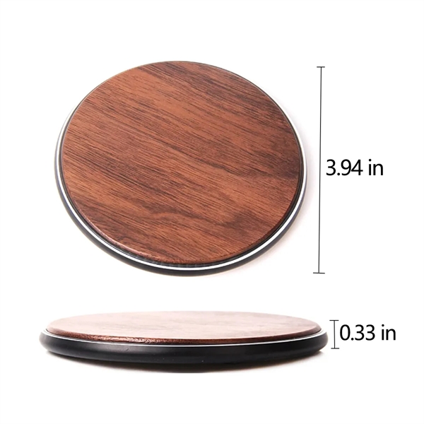 15W Fast Solid Wooden Wireless Inductive Charger Station - 15W Fast Solid Wooden Wireless Inductive Charger Station - Image 1 of 4