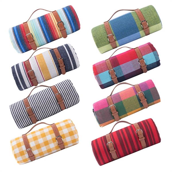 Portable Foldable Large Waterproof Picnic Blankets Beach Mat - Portable Foldable Large Waterproof Picnic Blankets Beach Mat - Image 7 of 7