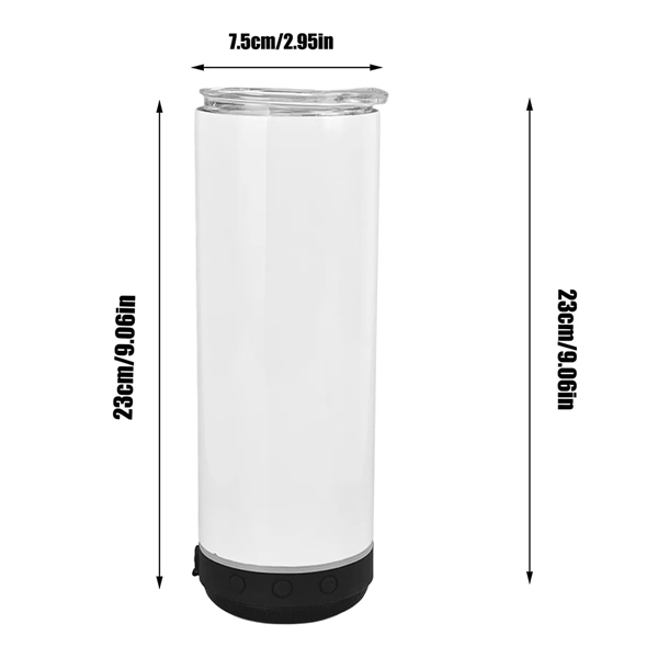 20oz Vacuum Insulated Tumbler Cup With Wireless Speaker - 20oz Vacuum Insulated Tumbler Cup With Wireless Speaker - Image 1 of 5