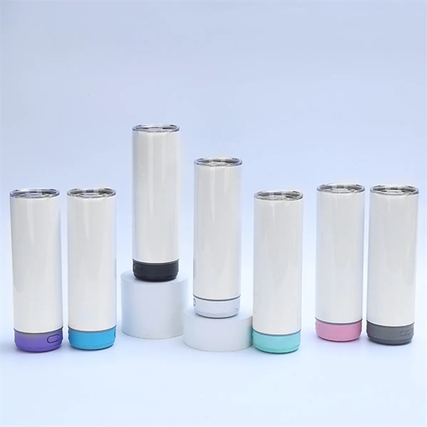 20oz Vacuum Insulated Tumbler Cup With Wireless Speaker - 20oz Vacuum Insulated Tumbler Cup With Wireless Speaker - Image 5 of 5