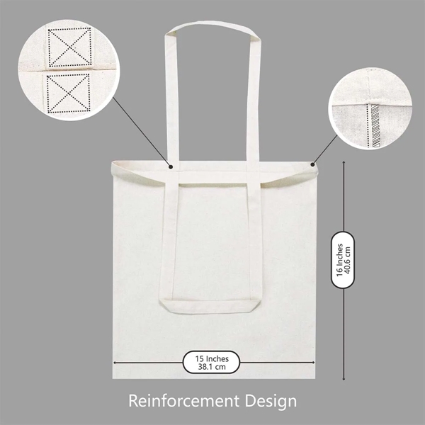 DIY Canvas Lightweight Medium Reusable Grocery Shopping Bag - DIY Canvas Lightweight Medium Reusable Grocery Shopping Bag - Image 1 of 6