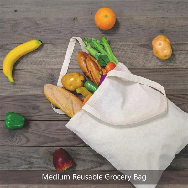 DIY Canvas Lightweight Medium Reusable Grocery Shopping Bag - DIY Canvas Lightweight Medium Reusable Grocery Shopping Bag - Image 4 of 6