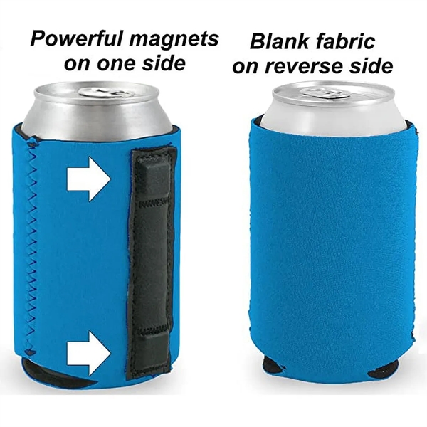 Foldable Reusable Durable Magnetic Neoprene Can Coolie - Foldable Reusable Durable Magnetic Neoprene Can Coolie - Image 2 of 4