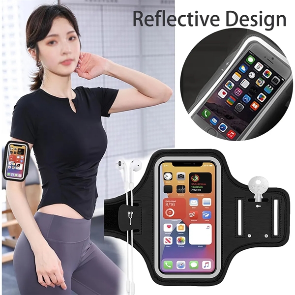 Waterproof Running Phone Armbands Gift With Adjustable Strap - Waterproof Running Phone Armbands Gift With Adjustable Strap - Image 5 of 6