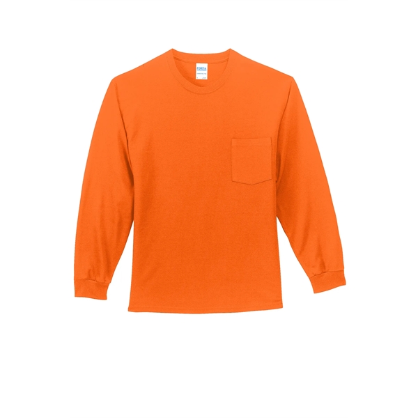 Port & Company - Long Sleeve Essential Pocket Tee. - Port & Company - Long Sleeve Essential Pocket Tee. - Image 54 of 59