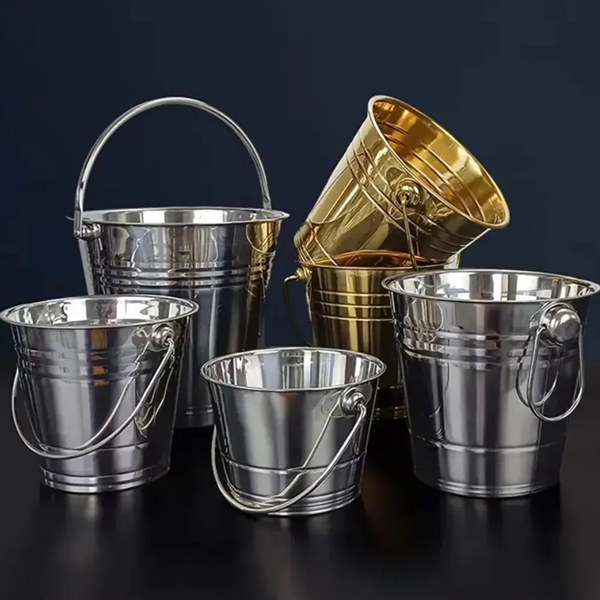 Thickened Stainless Steel Ice Bucket - Thickened Stainless Steel Ice Bucket - Image 1 of 2