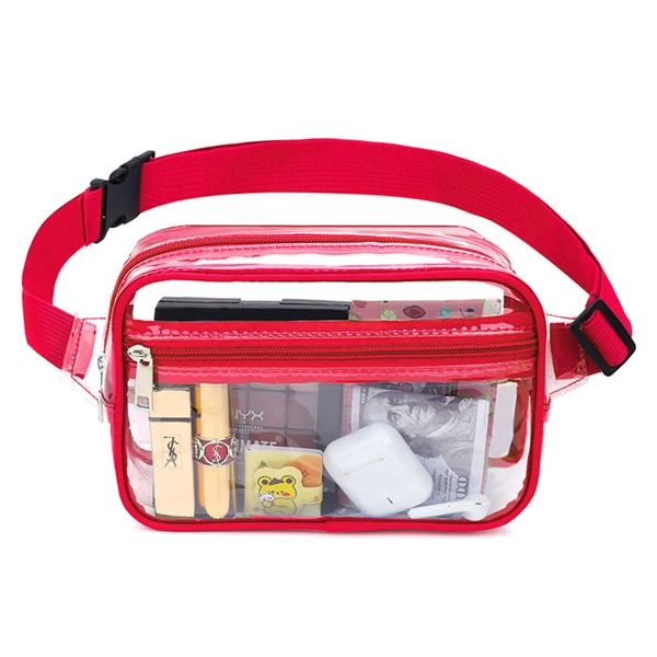 Stadium Approved Clear Fanny Pack Waterproof Belt Bag - Stadium Approved Clear Fanny Pack Waterproof Belt Bag - Image 1 of 3